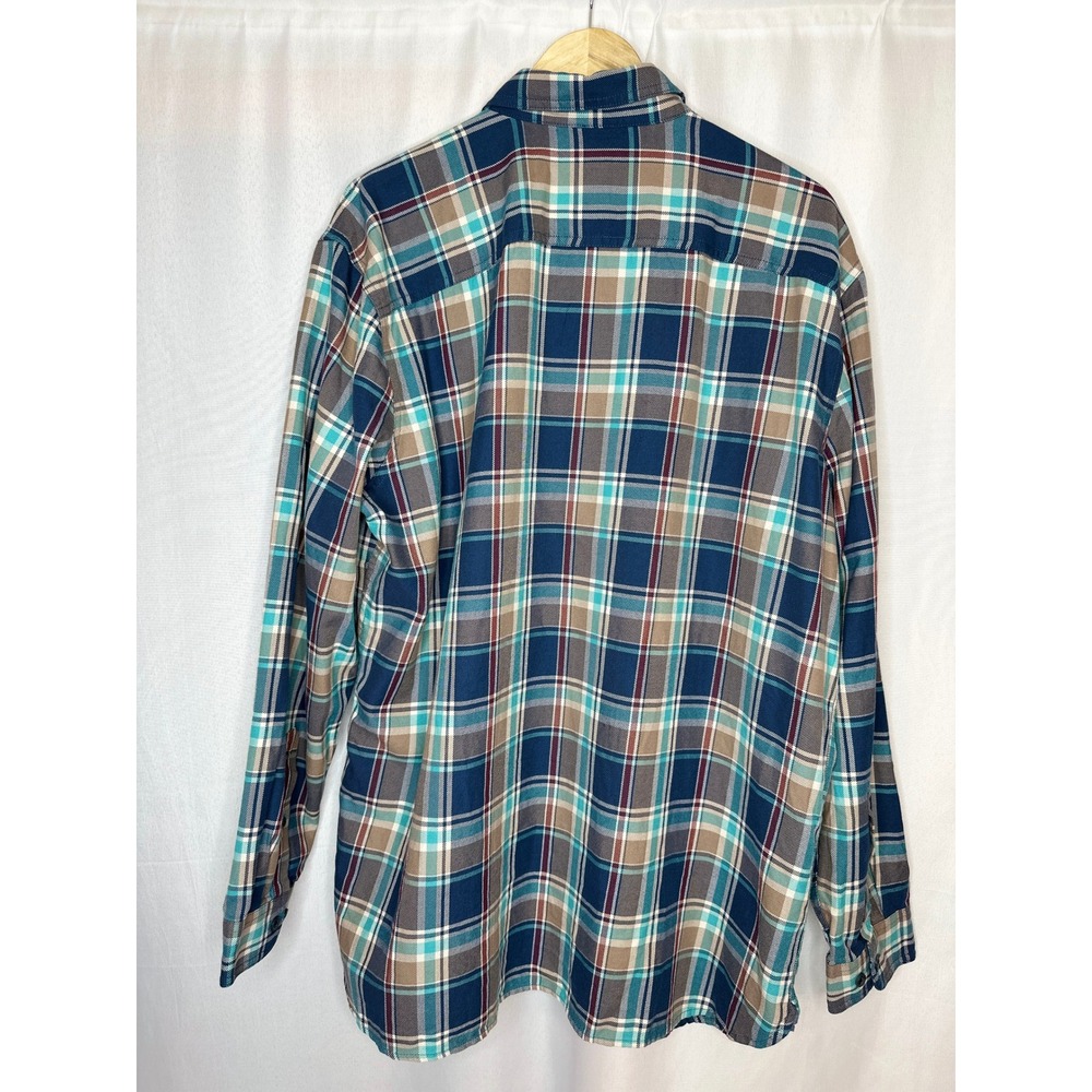 NWOT LL Bean Men's Plaid Button Down Shirt XLARGE Outdoor Nature Gorpcore - Picture 3 of 6